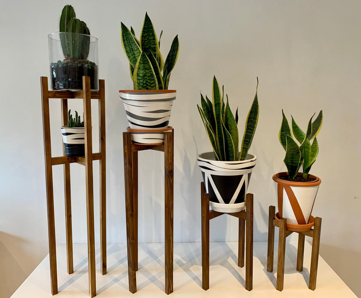 Small Strong Leg Plant Pot Stand from 30cm to 40 cm High Hand made in ...