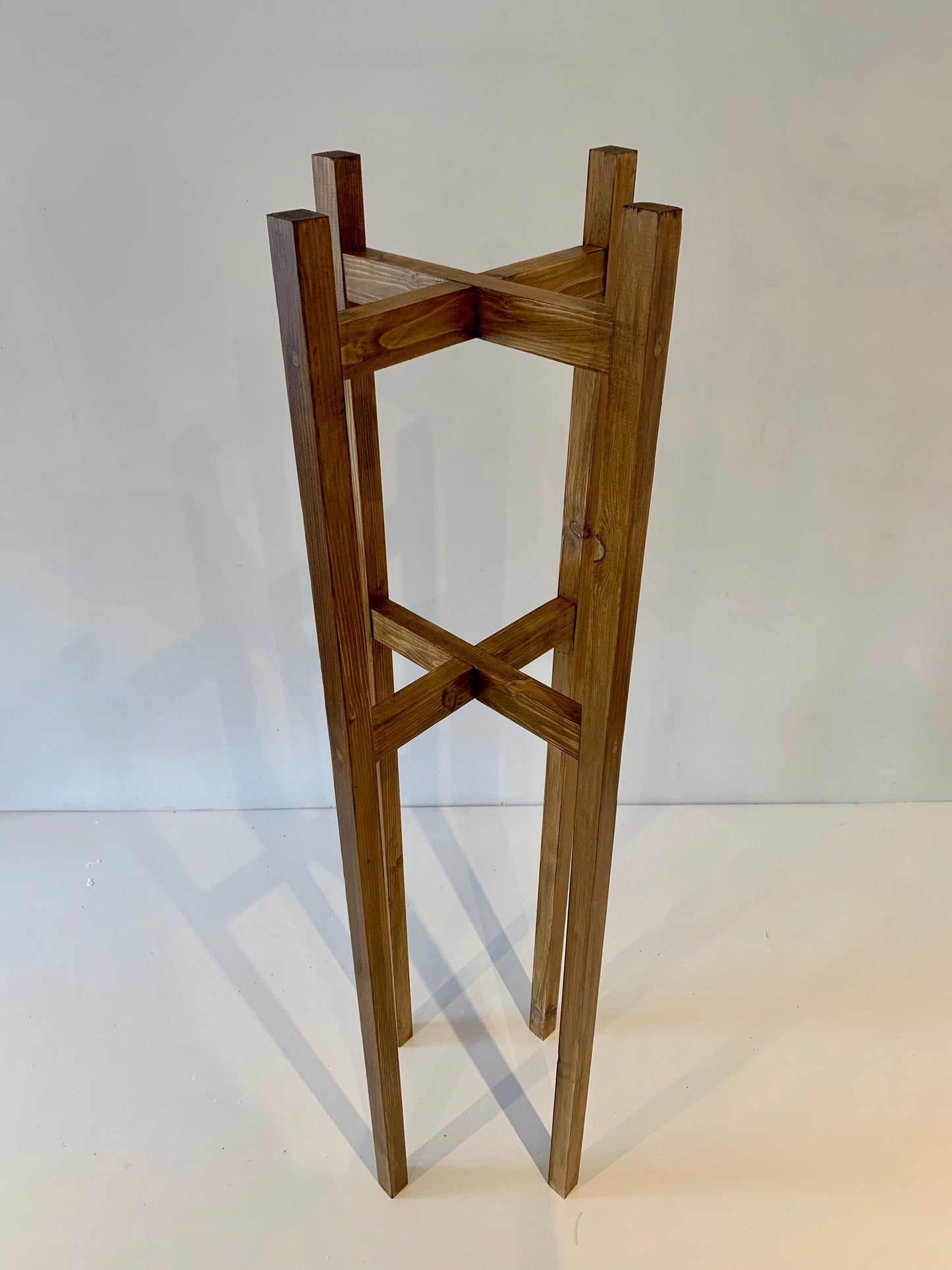 Small Strong Leg Plant Pot Stand from 30cm to 40 cm High Hand made in UK