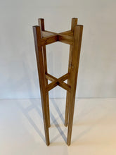 Load image into Gallery viewer, Small Strong Leg Plant Pot Stand from 30cm to 40 cm High Hand made in UK
